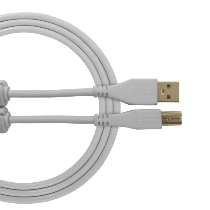 UDG Ultimate Audio Cable USB 2.0 A-B White Straight 1m