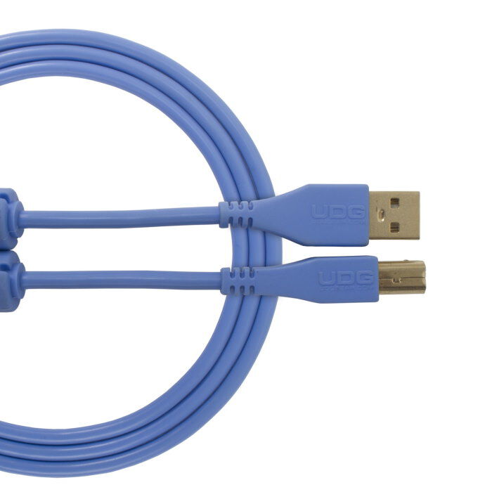 UDG Ultimate Audio Cable USB 2.0 A-B Blue Straight 1m