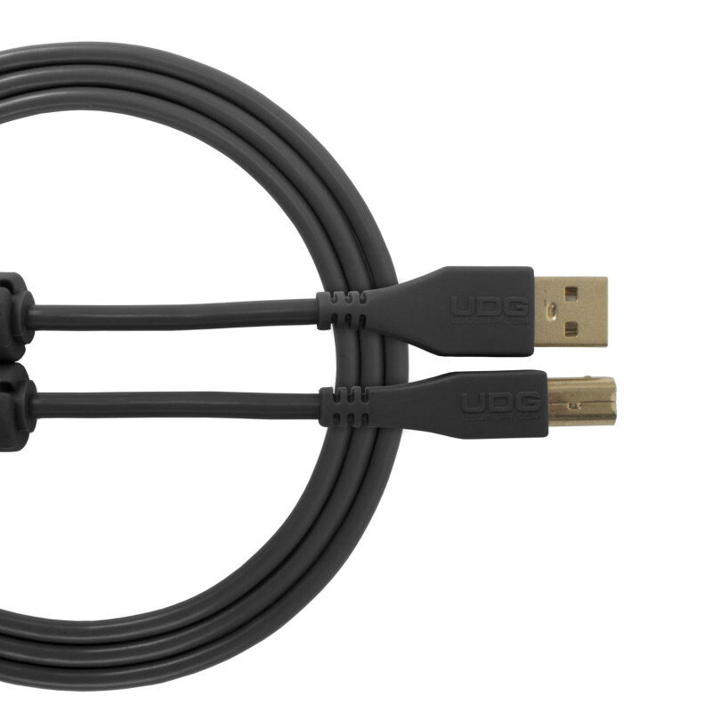 UDG Ultimate Audio Cable USB 2.0 A-B Black Straight 3m