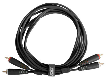 UDG ULT Cable 2xRCA Black ST 1,5m U97001BL