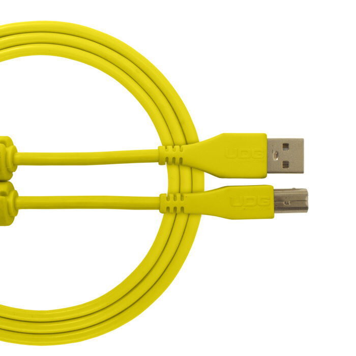 UDG Ultimate Audio Cable USB 2.0 A-B Yellow Straight 1m