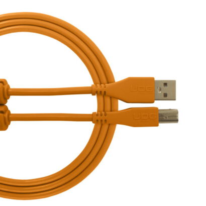 UDG Ultimate Audio Cable USB 2.0 A-B Orange Straight 1m