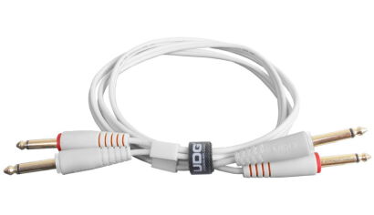 UDG ULT Cable 2x1/4' Jack White ST 1,5m U97002WH