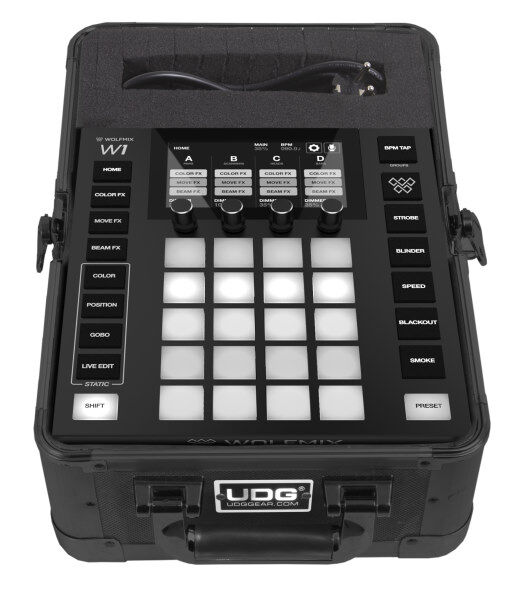 UDG Ultimate Pick Foam Flight Case Wolfmix W1 Black U93019BL